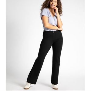 Betabrand Black Boot Cut Pants